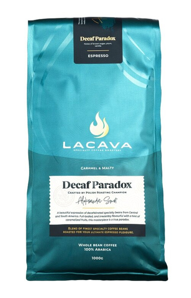 Kawa ziarnista LaCava Decaf Paradox Bezkofeinowa 1kg