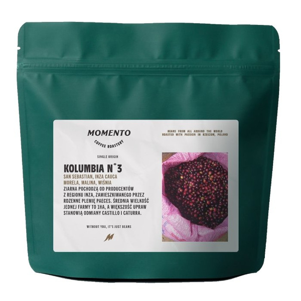 Kawa ziarnista Momento Kolumbia Nº3 San Sebastian 250g - NIEDOSTĘPNY