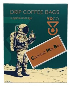 Drip Bag Coffee YoCo Coffee Cocktail Mix 5x12g - opinie w konesso.pl