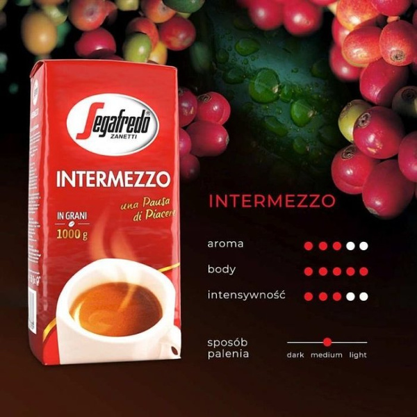 Kawa ziarnista Segafredo Intermezzo 1kg