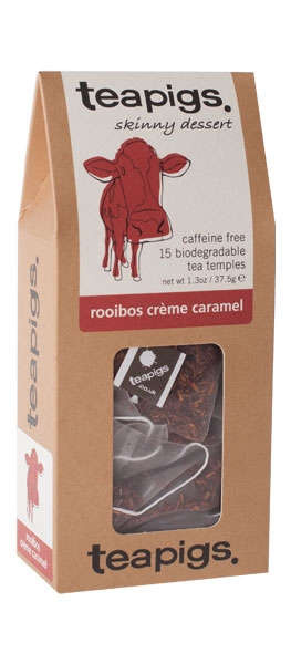 Ziołowa herbata teapigs Rooibos Creme Caramel 15x2,5g - NIEDOSTĘPNY