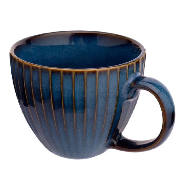 Zestaw filiżanek Altom Design Reactive Stripes 450ml - 6 szt. - Granatowe - NIEDOSTĘPNY