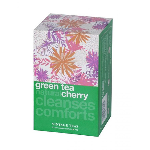 OUTLET - Zielona herbata Vintage Teas Green Tea Natural Cherry - 30x1,5g