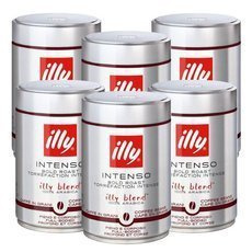 ZESTAW 6x Kawa ziarnista illy Intenso 250g