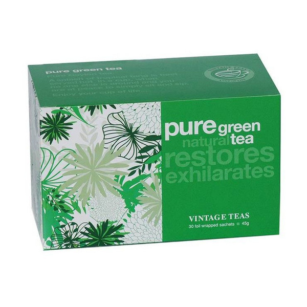 Zielona herbata Vintage Teas Pure Green Natural Tea - 30x1,5g