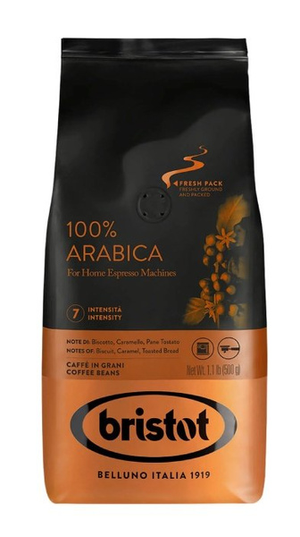 Kawa ziarnista Bristot 100% Arabica 500g