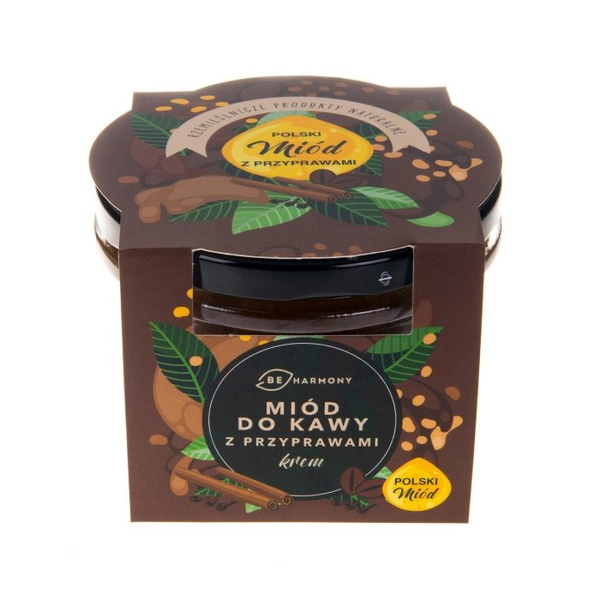 Miód do kawy z przyprawami korzennymi BEHARMONY 330g