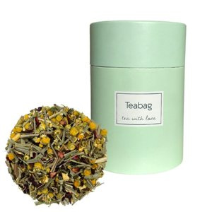 Ziołowa Herbata Teabag Power of Herbs 50g - Zielona tuba – NIEDOSTĘPNY - opinie w konesso.pl