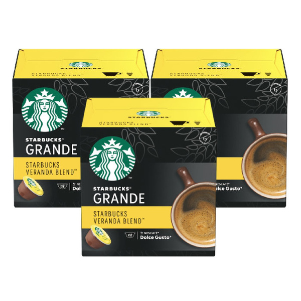 Kapsułki Nescafé Dolce Gusto STARBUCKS® Veranda Blend Grande 3x12 szt.