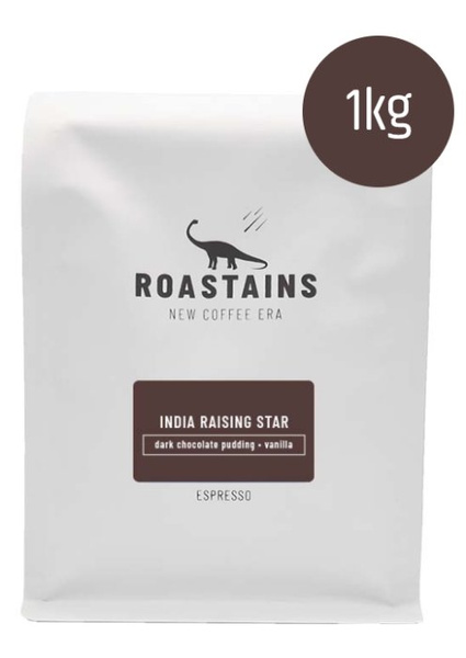 Kawa ziarnista Roastains Indie Raising Star ESPRESSO 1kg - NIEDOSTĘPNY
