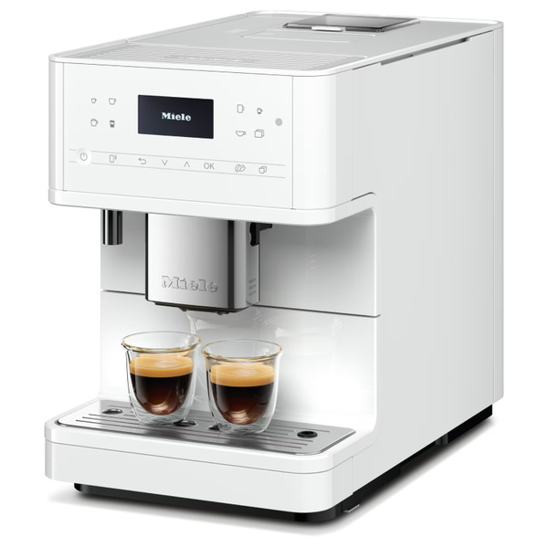 Ekspres do kawy Miele CM 6160 MilkPerfection 12131210 - Biały Lotos + GRATIS 3KG KAWY