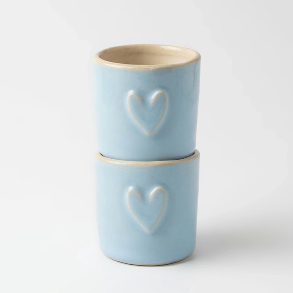 Kubek do espresso Pot Pot Baby Blue Heart 100ml