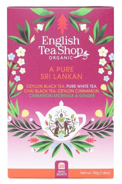 Herbata English Tea Shop A Pure Sri Lankan 20 saszetek – NIEDOSTĘPNY