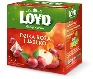 Herbata Loyd Dzika róża i jabłko 20x2g