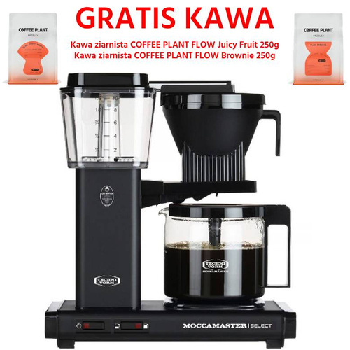 Ekspres do kawy Moccamaster KBG 741 Select Matt Black - Czarny Mat + GRATIS KAWA 2x250g