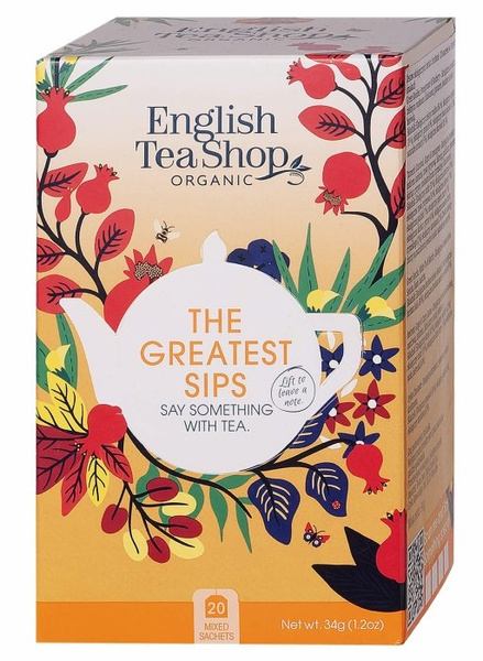 Herbata English Tea Shop The Greatest Sips 20 saszetek - NIEDOSTĘPNY