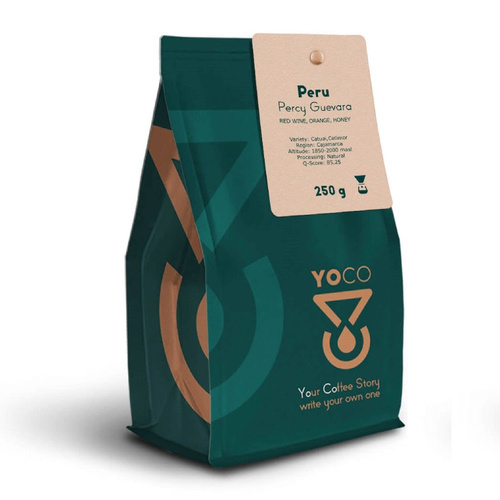 Kawa ziarnista YoCo Coffee Peru Percy Guevara Filtr 250g - opinie w konesso.pl