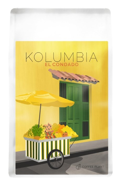 Kawa ziarnista COFFEE PLANT Kolumbia El Condado 250 g - NIEDOSTĘPNY