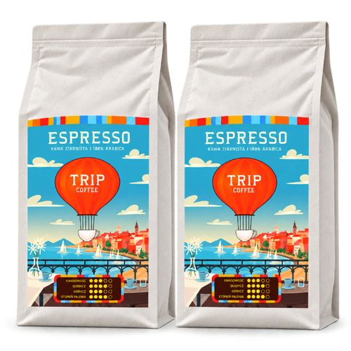 ZESTAW - Kawa ziarnista Trip Coffee Espresso 2x1kg
