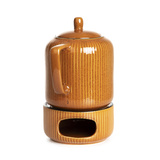 Dzbanek z podgrzewaczem Homla Mirande 950ml - Bursztynowy