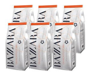 ZESTAW 6x Kawa ziarnista Bazzara GranCappuccino 1kg