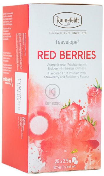 Owocowa herbata Ronnefeldt Teavelope Red Berries 25x2,5g