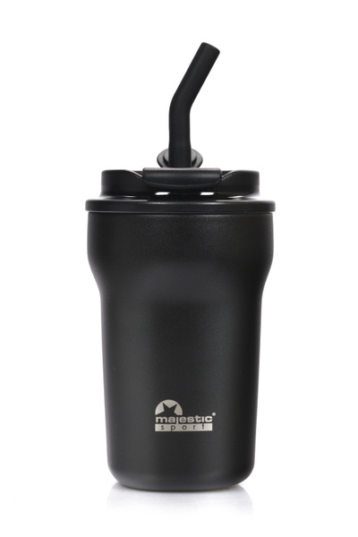 Kubek termiczny Majestic Sport Hoody 420 ml - Czarny