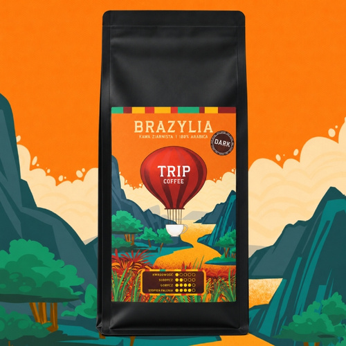 Kawa ziarnista Trip Coffee Brazylia DARK 1kg