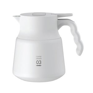 Dzbanek termiczny Hario Insulated Stainless Steel Server V60-03 PLUS Biały - 800 ml – NIEDOSTĘPNY - opinie w konesso.pl