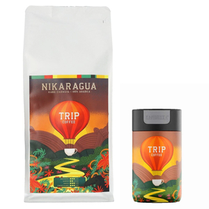 ZESTAW - Kawa ziarnista Trip Coffee Nikaragua 1kg + kubek termiczny