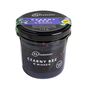 Czarny bez w miodzie akacjowym BEHARMONY 115g