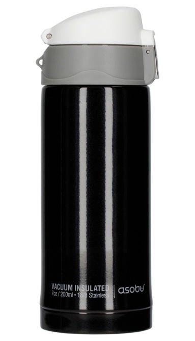Asobu Diva Mini - Czarny kubek termiczny 200 ml