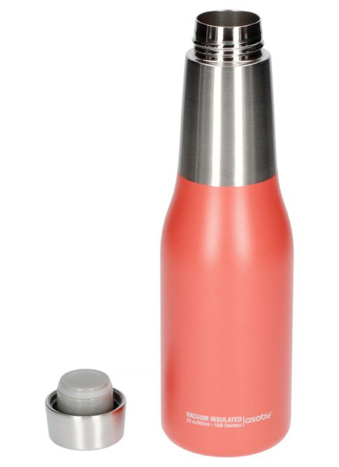 Asobu Oasis Water Bottle - brzoskwiniowa butelka termiczna 600 ml - NIEDOSTĘPNY