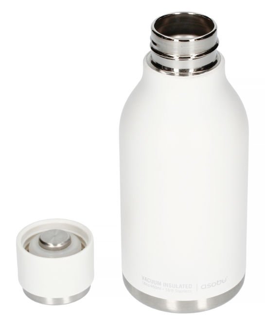 Asobu Urban Water Bottle - biała butelka termiczna 460 ml - NIEDOSTĘPNY