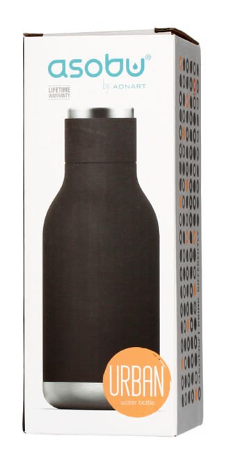 Asobu Urban Water Bottle - czarna butelka termiczna 460 ml 