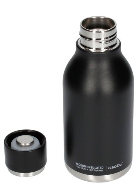 Asobu Urban Water Bottle - czarna butelka termiczna 460 ml 