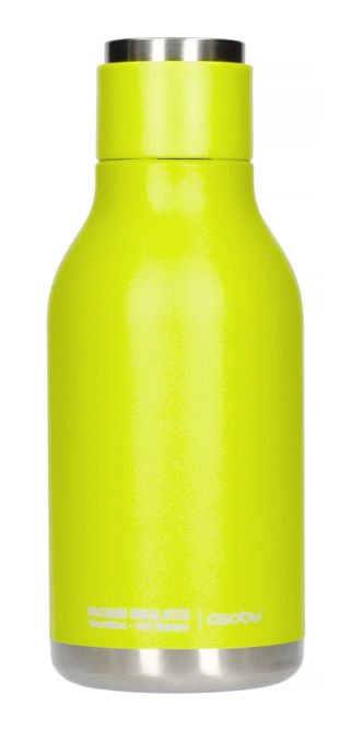 Asobu Urban Water Bottle - limonkowa butelka termiczna 460 ml - NIEDOSTĘPNY