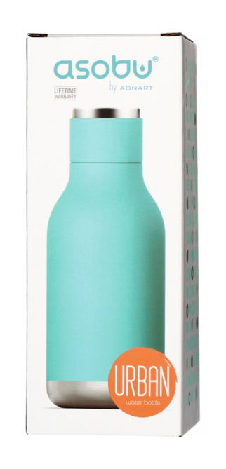 Asobu Urban Water Bottle - turkusowa butelka termiczna 460 ml - NIEDOSTĘPNY
