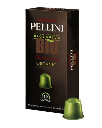 BIO Kapsułki do Nespresso Pellini BIO Organic - 10 sztuk