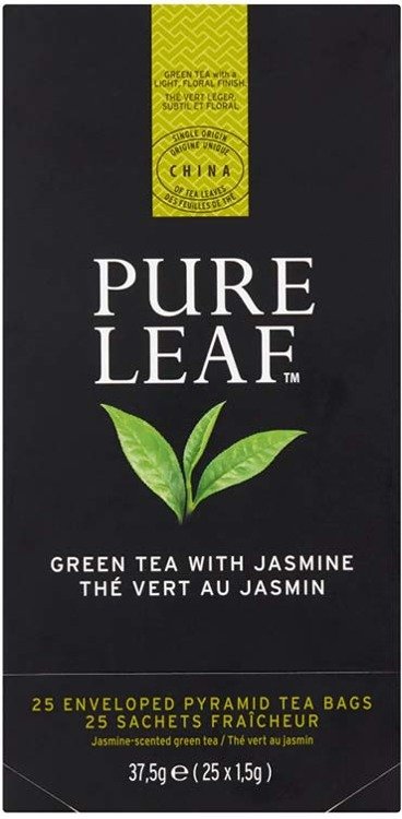 BIO Zielona herbata Pure Leaf Green Jasmin 25x1,5g