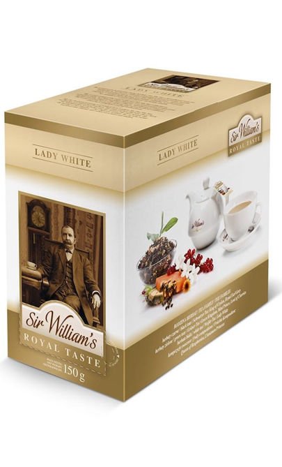 Biała herbata Sir Williams Royal Taste Lady White 50x3g