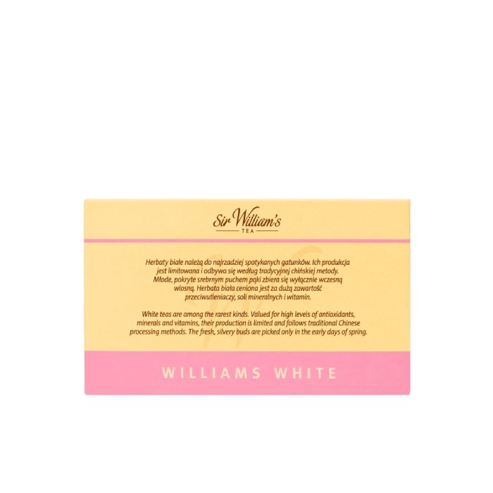 Biała herbata Sir Williams Tea Williams White 50x1,8g
