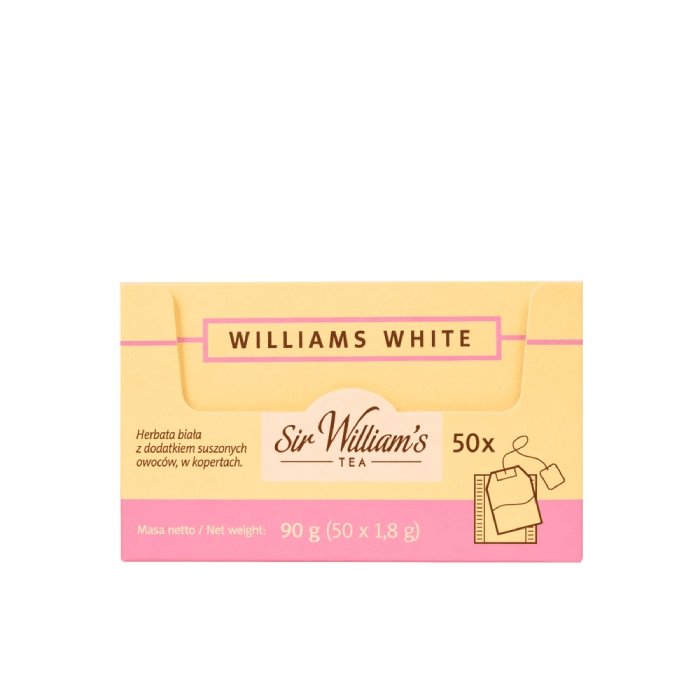 Biała herbata Sir Williams Tea Williams White 50x1,8g