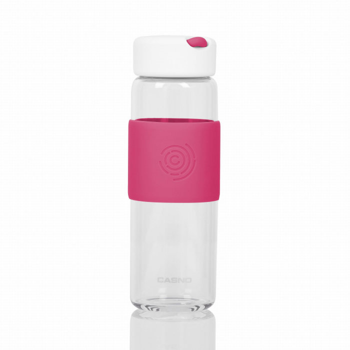 Butelka na wodę Casno Ontario Różowa - 520 ml
