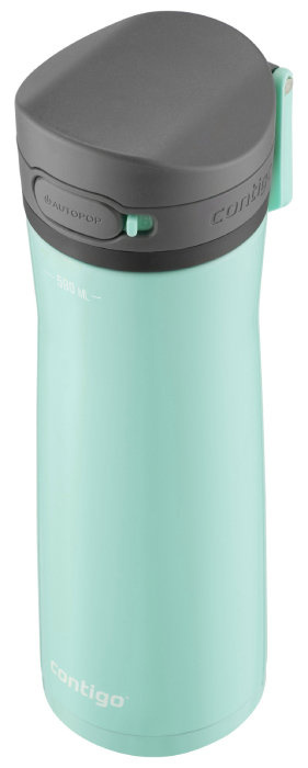 Contigo Micah Wasserflasche 590 Ml, Gelb – Auslaufsicher, Mit Twist-Off Deckel & Griff, Für Kinder Unterwegs