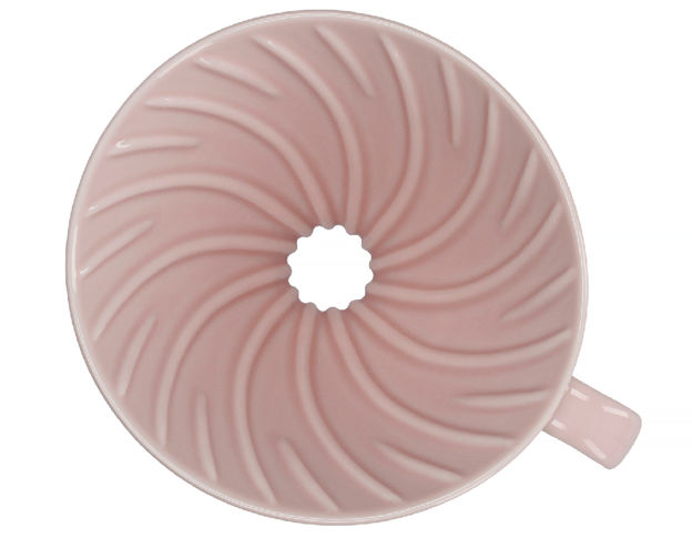 Ceramiczny Drip Hario V60-02 - Różowy
