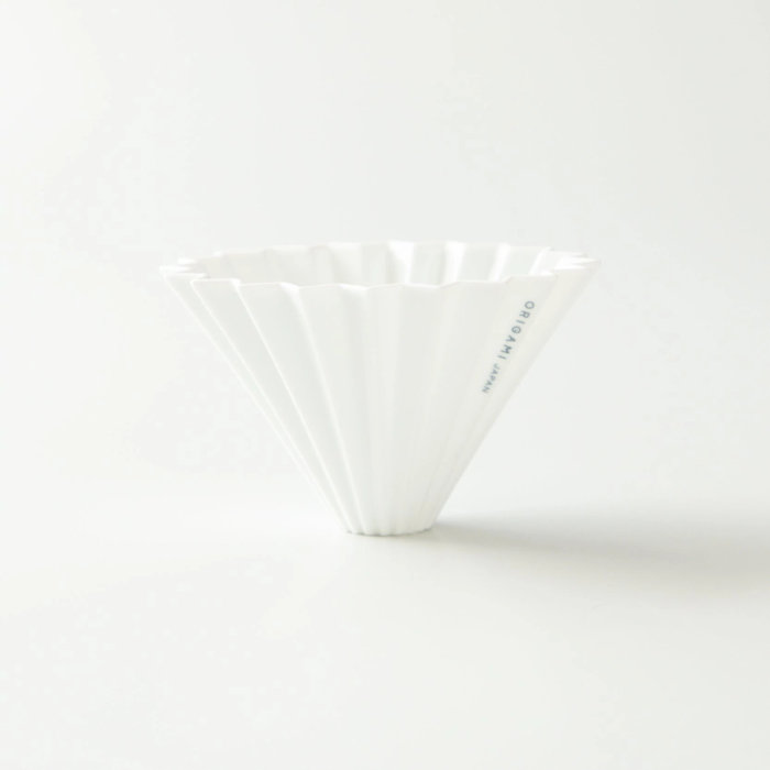 Ceramiczny Origami Dripper M - Biały