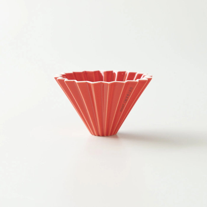 Ceramiczny Origami Dripper S - Czerwony