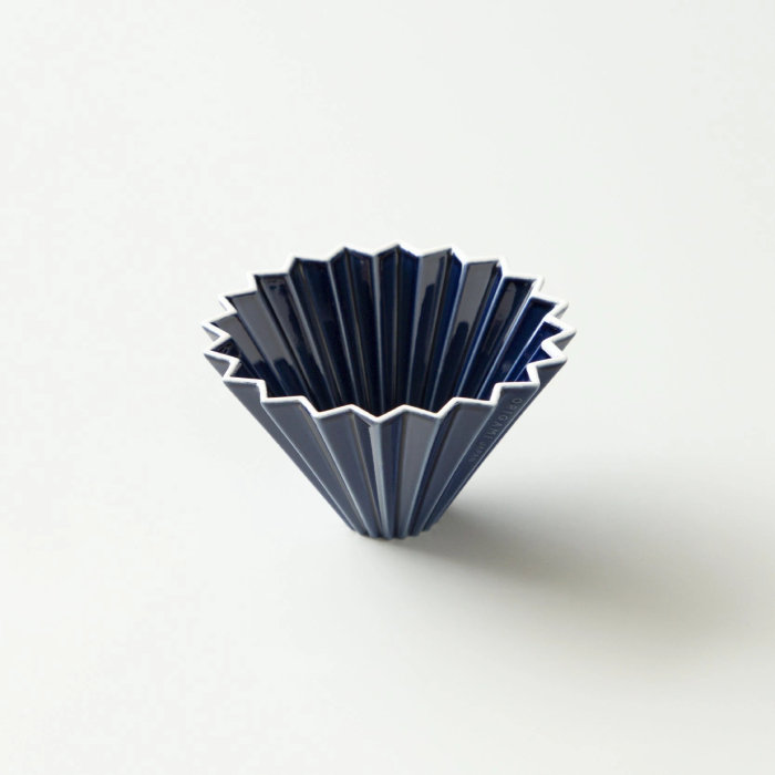 Ceramiczny Origami Dripper S - Granatowy