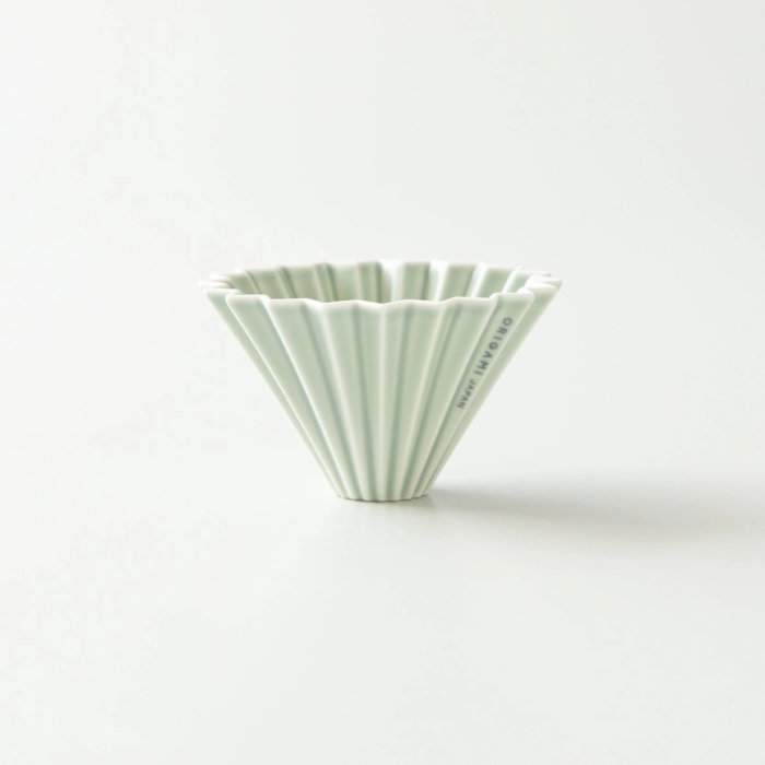 Ceramiczny Origami Dripper S - Zielony matowy